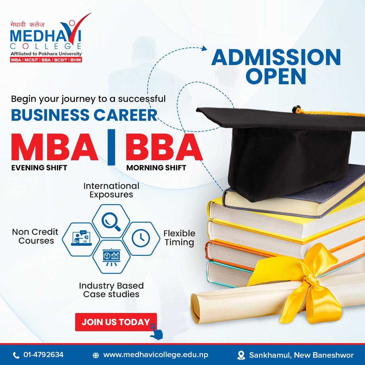 Admission Open for MBA and BBA